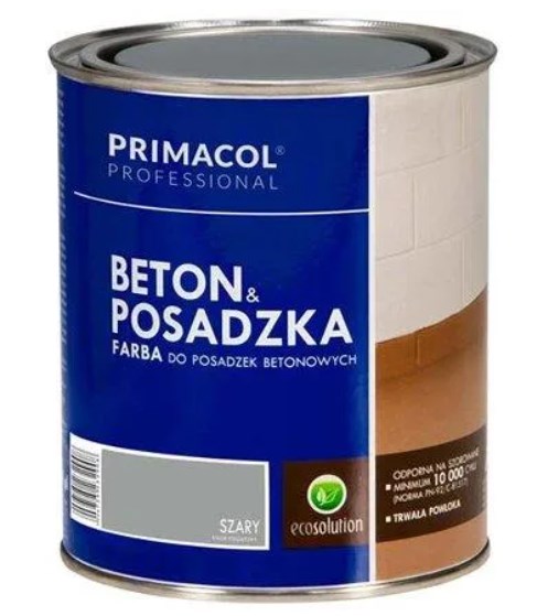 Farba do posadzek betonowych w kolorze szarym